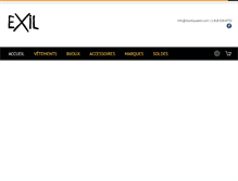 Tablet Screenshot of boutiqueexil.com